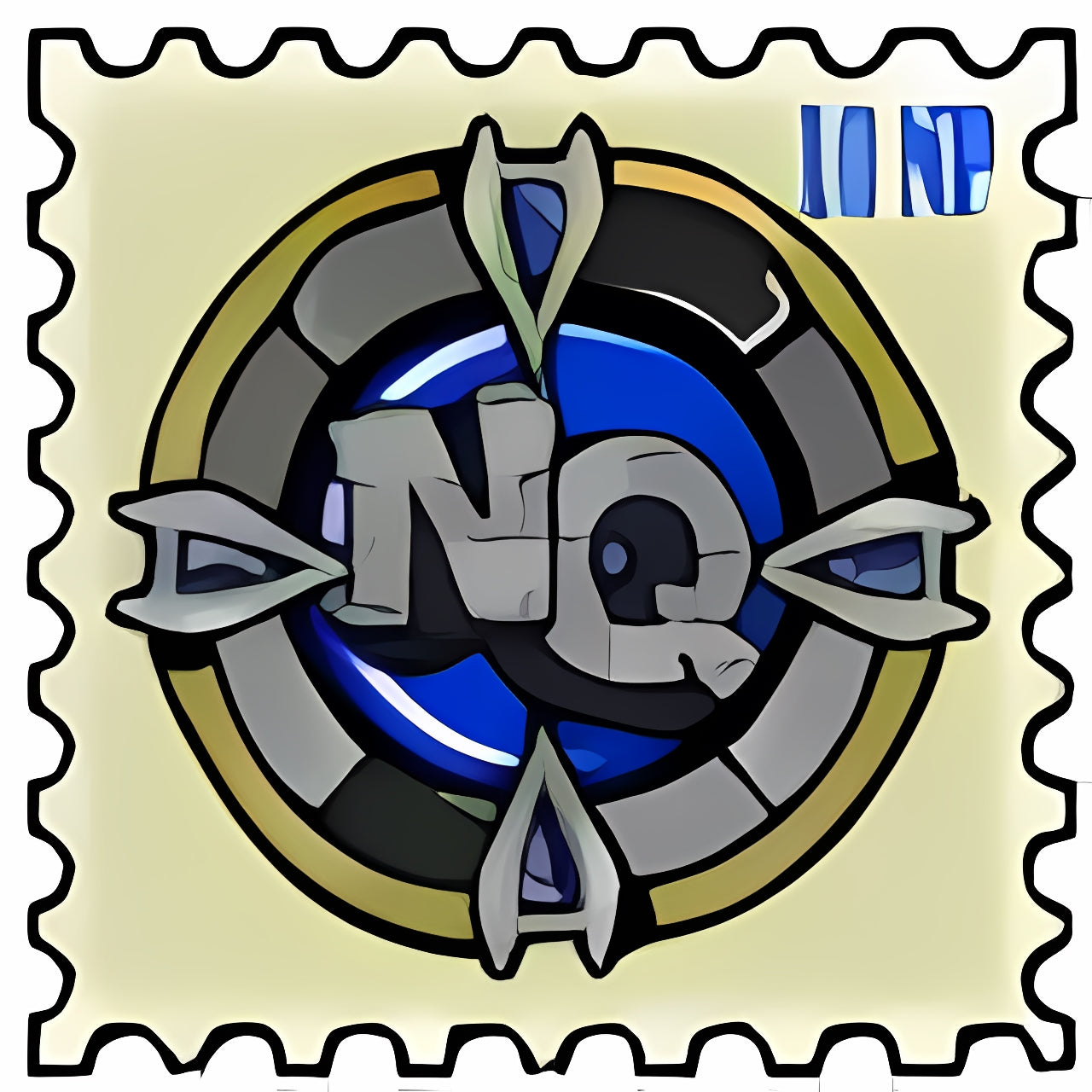 NeoQuest Logo Stamp