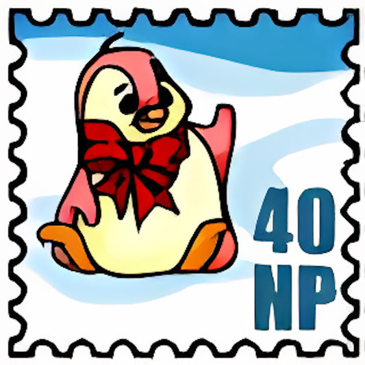 Wintery Bruce Stamp