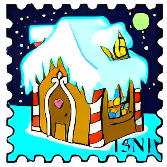 Wintery Petpet Shop Stamp