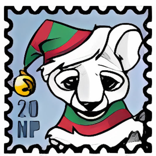 Christmas Kougra Stamp