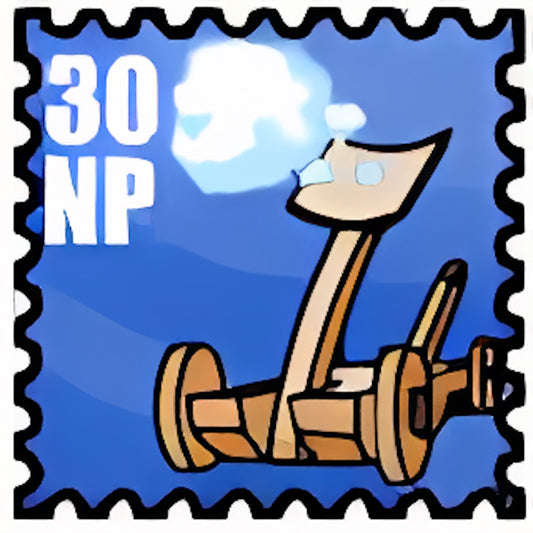 Snow Wars Catapult Stamp