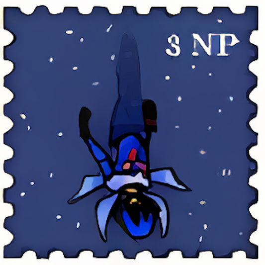 Inverted Space Faerie Stamp