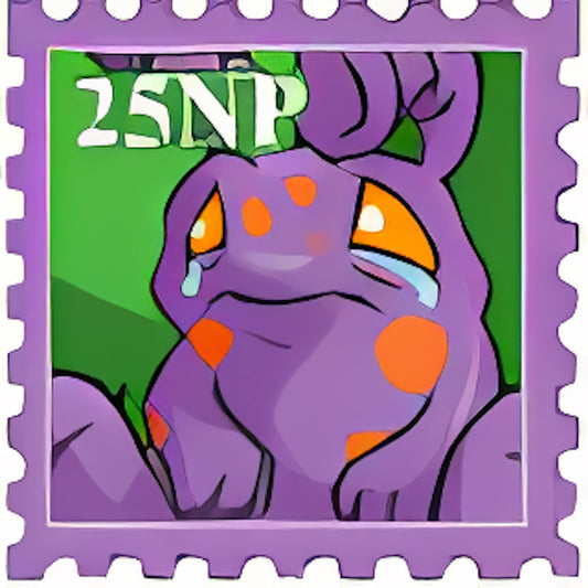 Purple Grundo Stamp