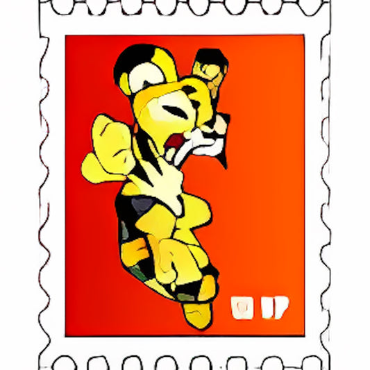 Tyrannian Kougra Stamp