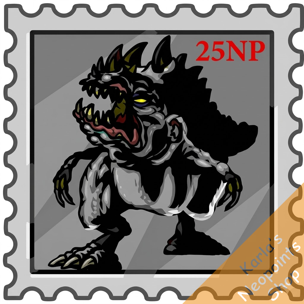 Shiny Monoceraptor Stamp
