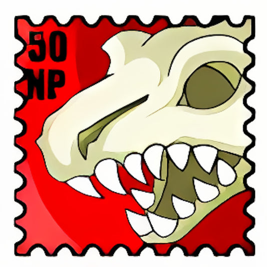 Tyrannian Fossil Stamp