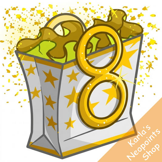Neopets 8th Birthday Goodie Bag