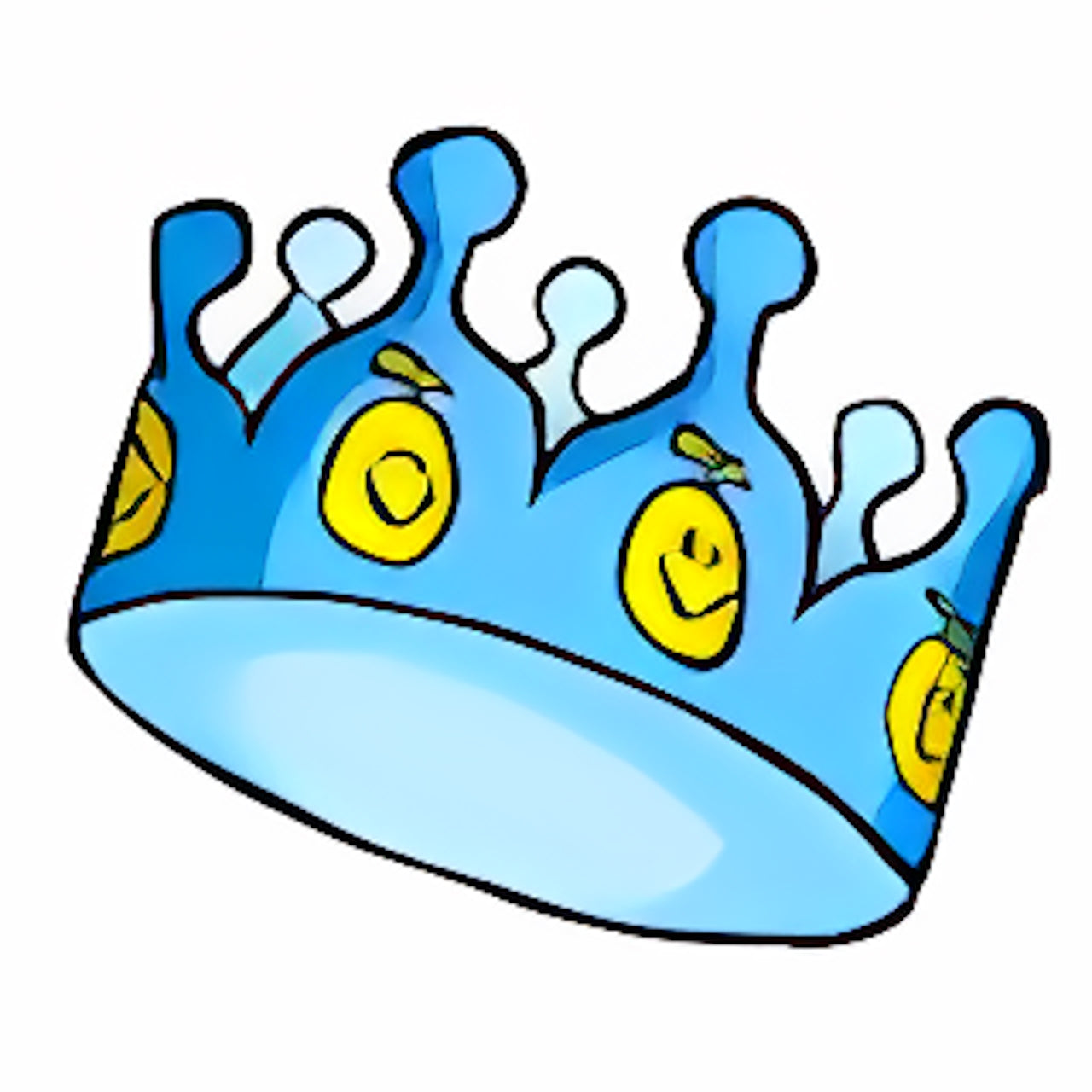 Blue Birthday Crown