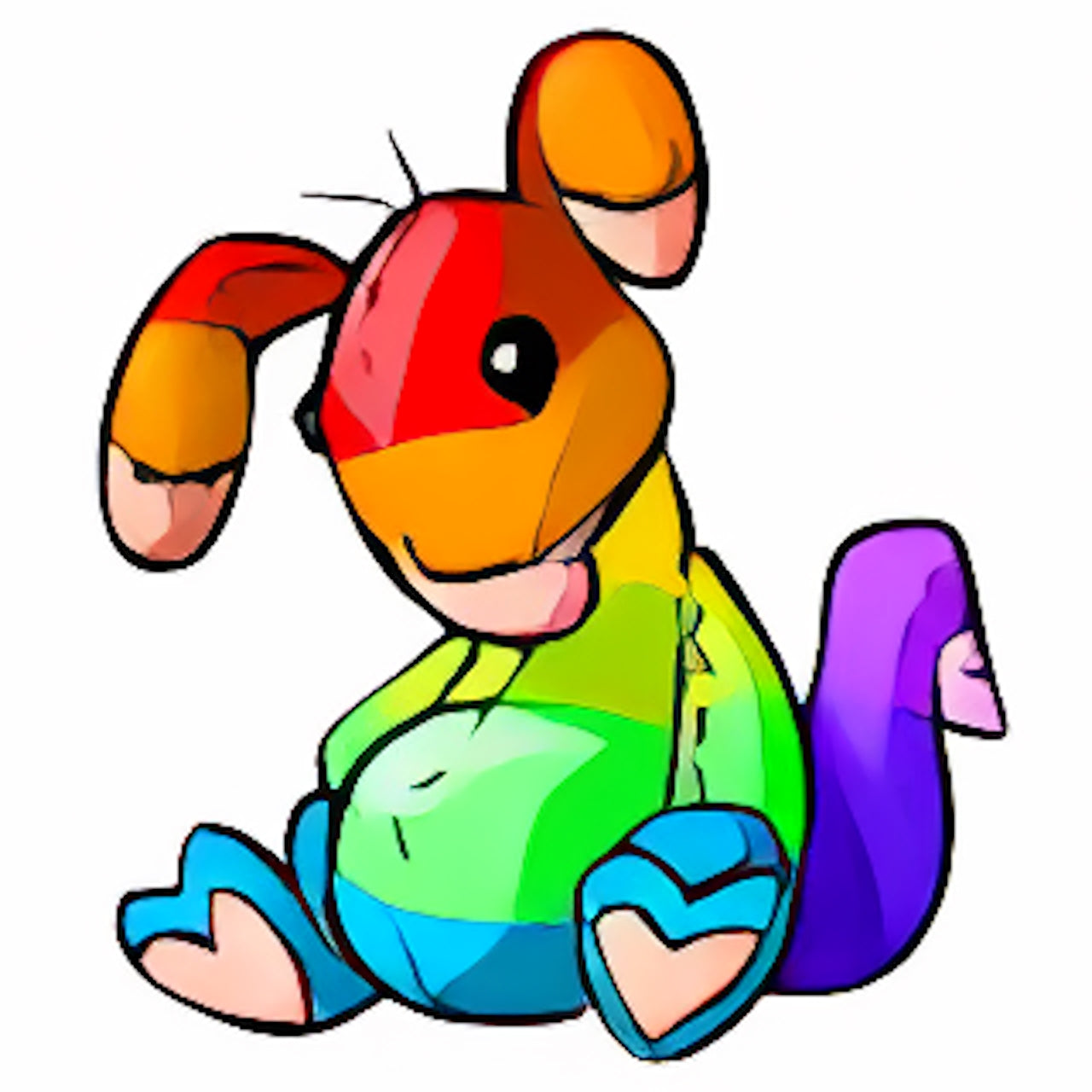 Rainbow Blumaroo Plushie