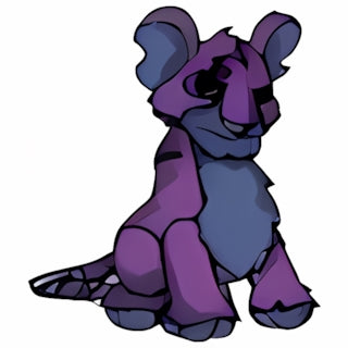 Dusk Kougra Plushie