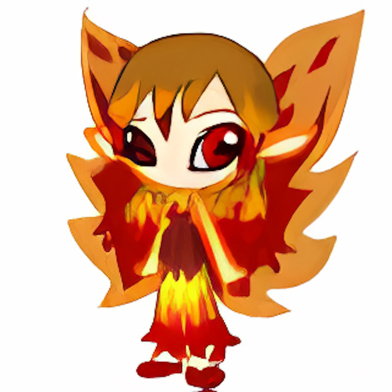 Fire Faerie Doll