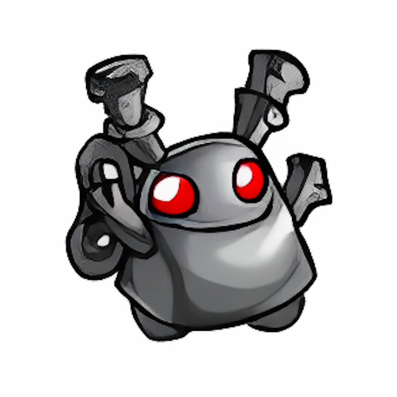 Silver Grundo Wind Up Toy