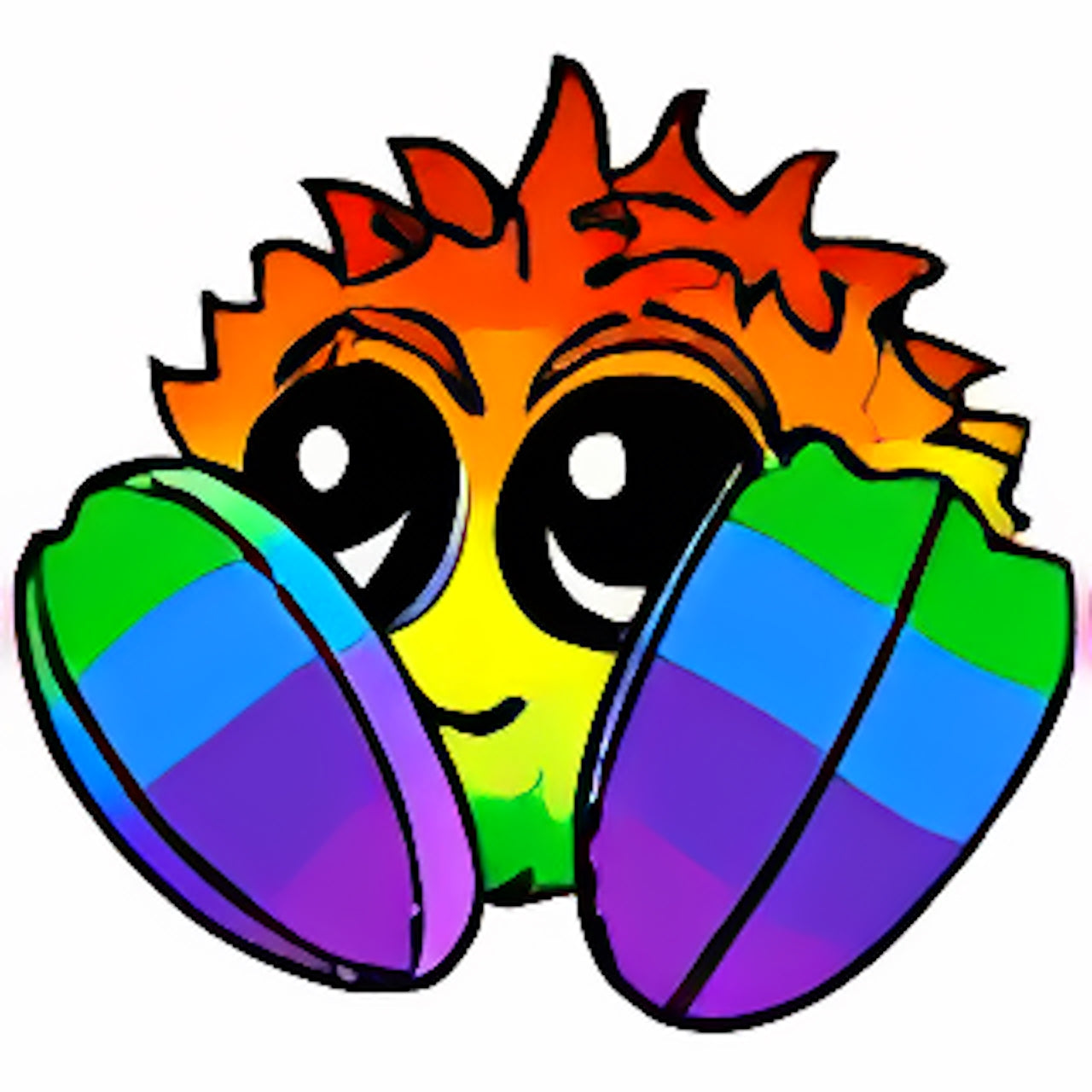 Rainbow JubJub Plushie