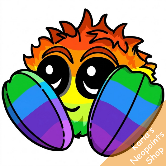 Rainbow JubJub Plushie