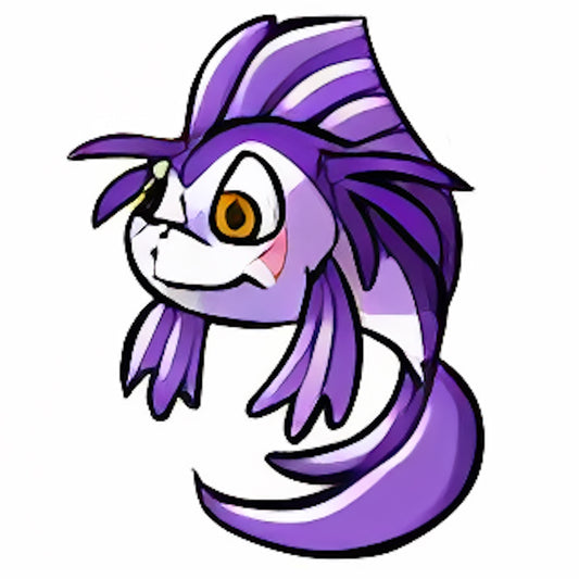 Purple Koi Plushie