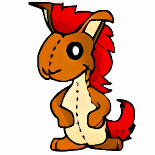 Magical Red Kyrii Plushie