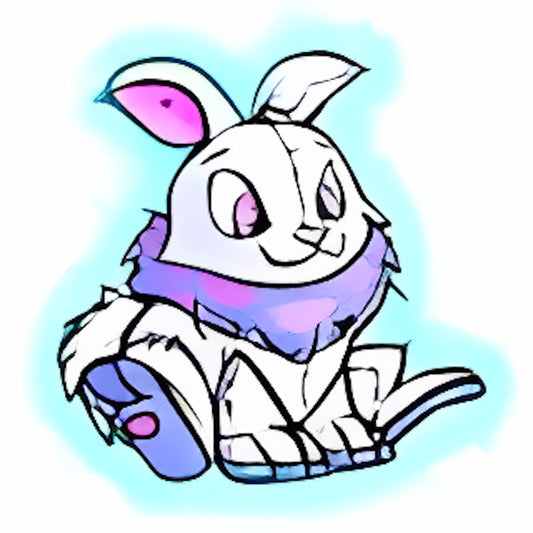 Magical Blue Cybunny Plushie