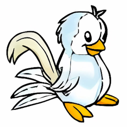 Neopian Times White Weewoo Plushie