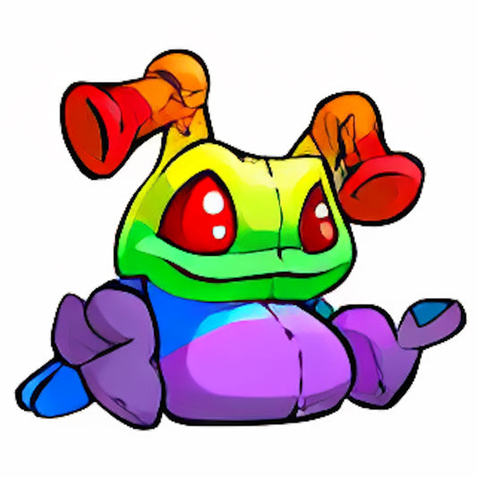 Rainbow Grundo Plushie 