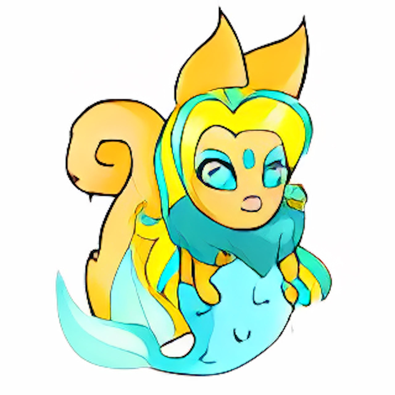 Naia the Fountain Faerie Usuki Doll
