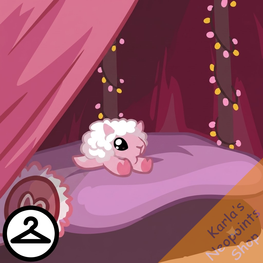 Inside a Pink Tent Trinket