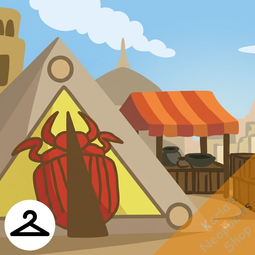 Sakhmet City Card Hall Background