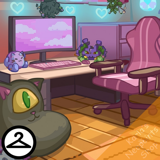 Cutest and Cosiest Gamer Room Background