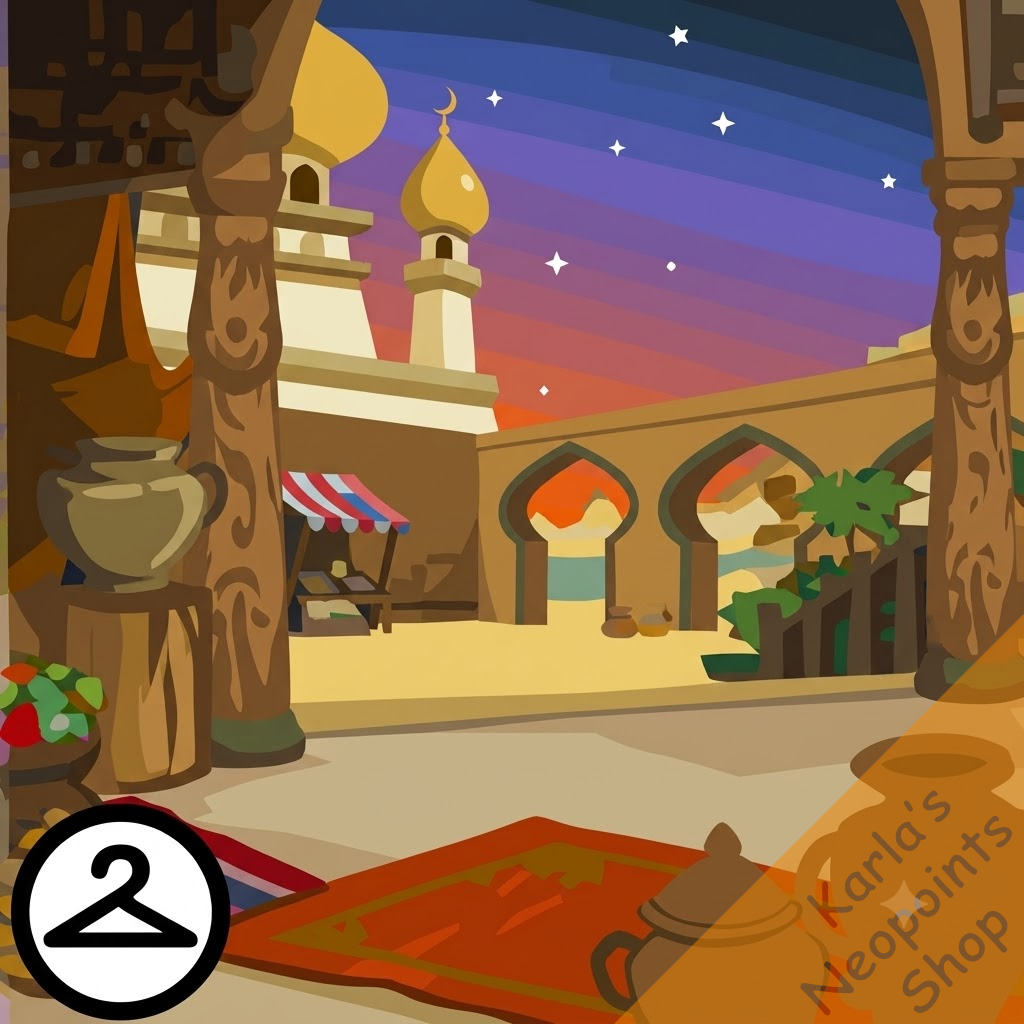 New Years in Lost Desert Background