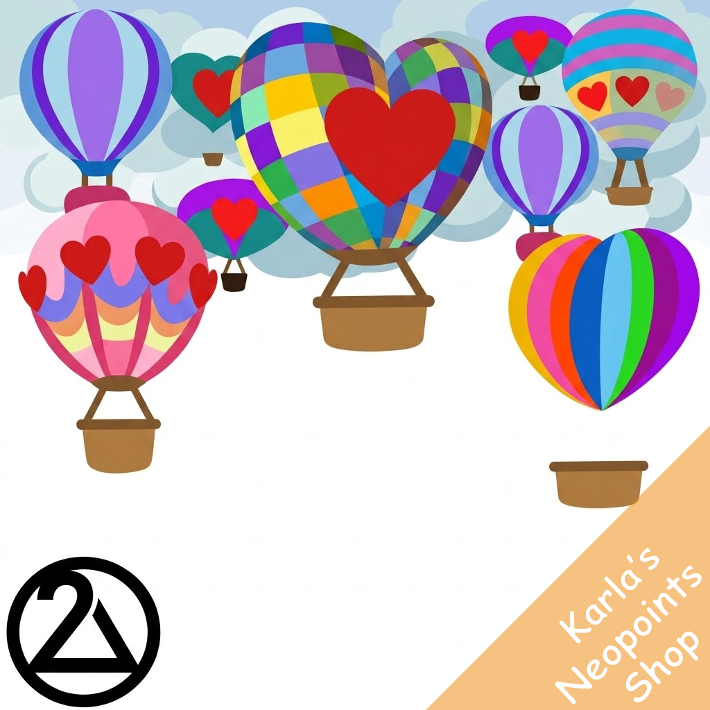 Soaring Heart Balloon Garland
